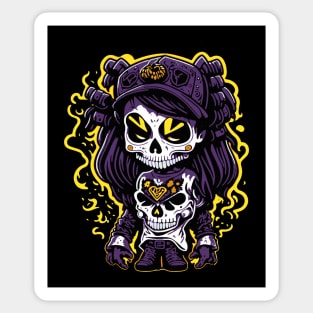 Zombie Girl Sticker